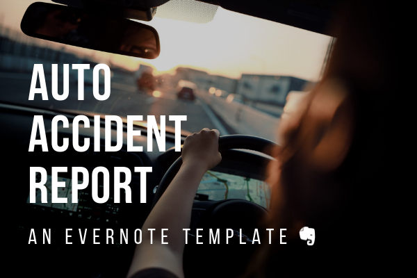 Auto Accident Report Template