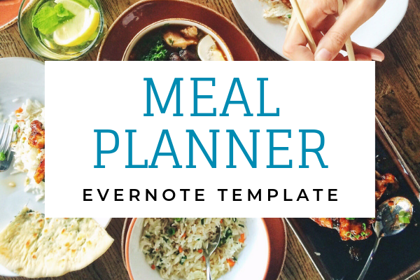 Meal Planner for Evernote P1
